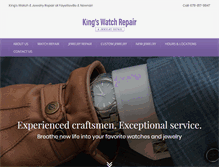 Tablet Screenshot of kingswatchrepair.com